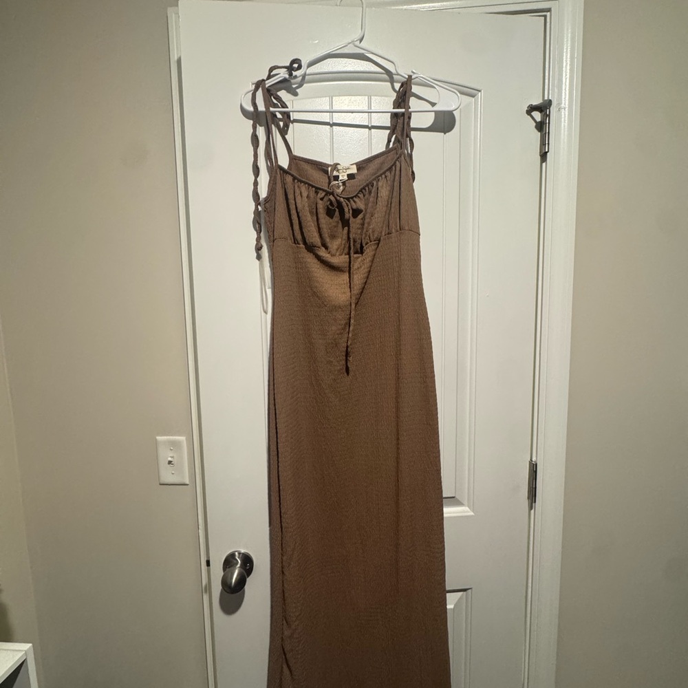Jessica Simpson Brown Maxi Dress